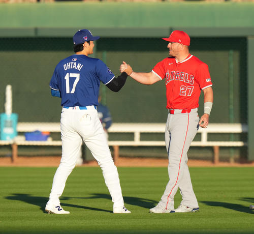 トラウト、大谷翔平に「契約、結婚も含めていろんなことがこの冬の間に 