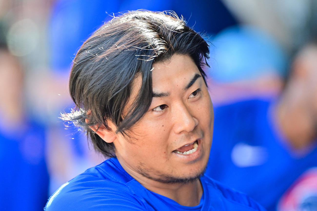 マリナーズ戦に先発したカブス今永昇太（USA TODAY Sports＝ロイター）