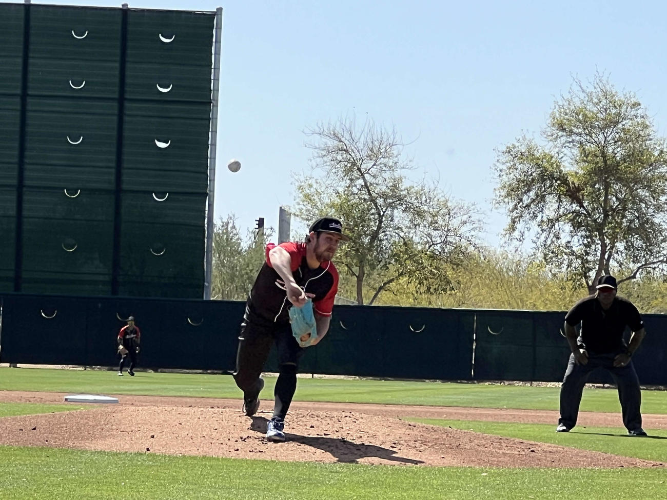 ドジャースとの練習試合に登板したバウワーは、最速159キロをマーク。