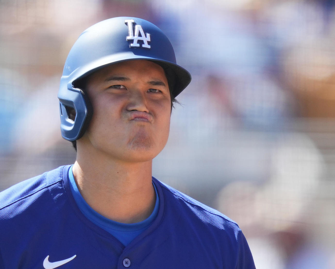 ドジャース大谷翔平（2024年3月10日撮影）