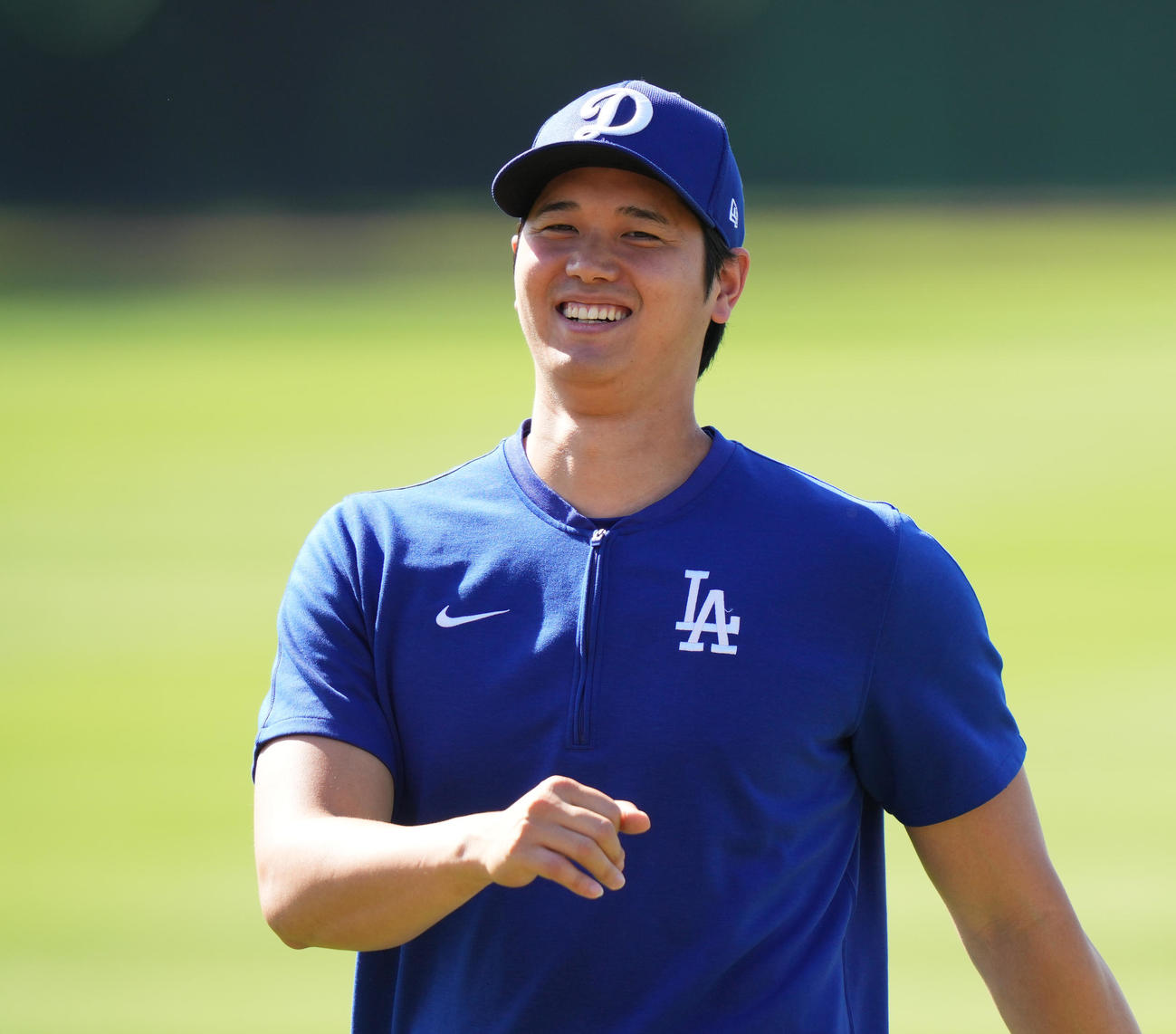 ドジャース大谷翔平（2024年3月12日撮影）