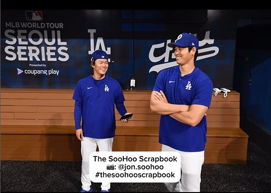 ジョン・スーフー氏の公式インスタグラムからjon.soohoo/dodgers