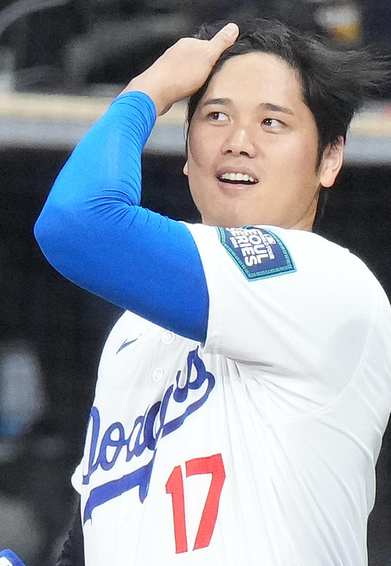 ドジャース大谷翔平（2024年3月18日撮影）