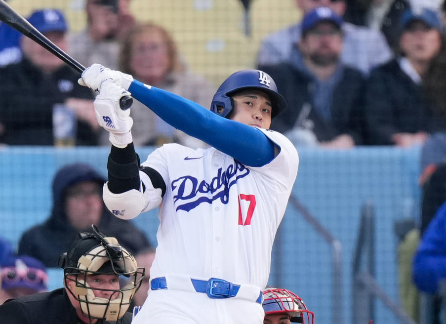 ドジャース大谷翔平（2024年3月31日撮影）