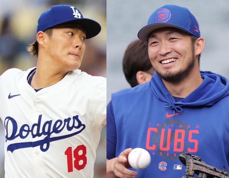 ドジャース山本由伸とカブス鈴木誠也