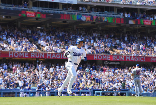 大谷翔平 第2打席で先制5号2ラン 松井秀喜超えメジャー通算176号