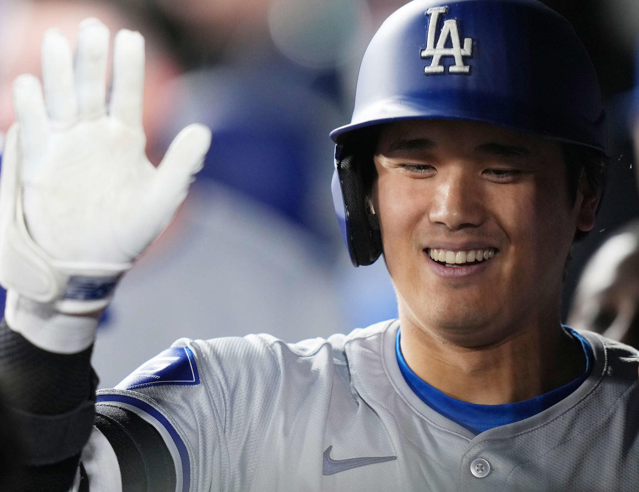 ドジャース大谷翔平（撮影・菅敏）