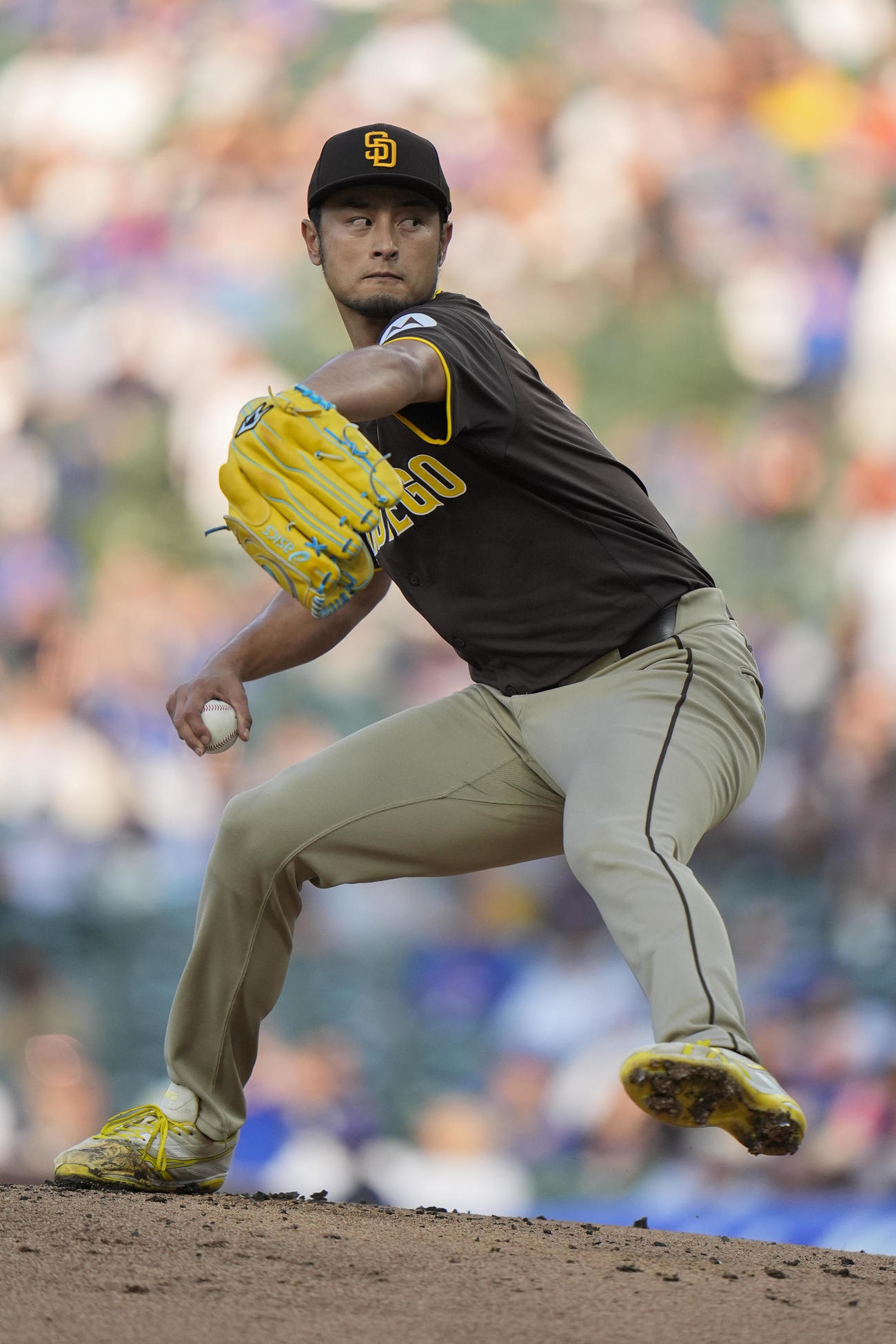 カブス戦に先発したパドレスのダルビッシュ有（AP）