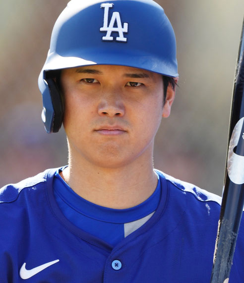 ドジャース大谷翔平（2024年2月撮影）