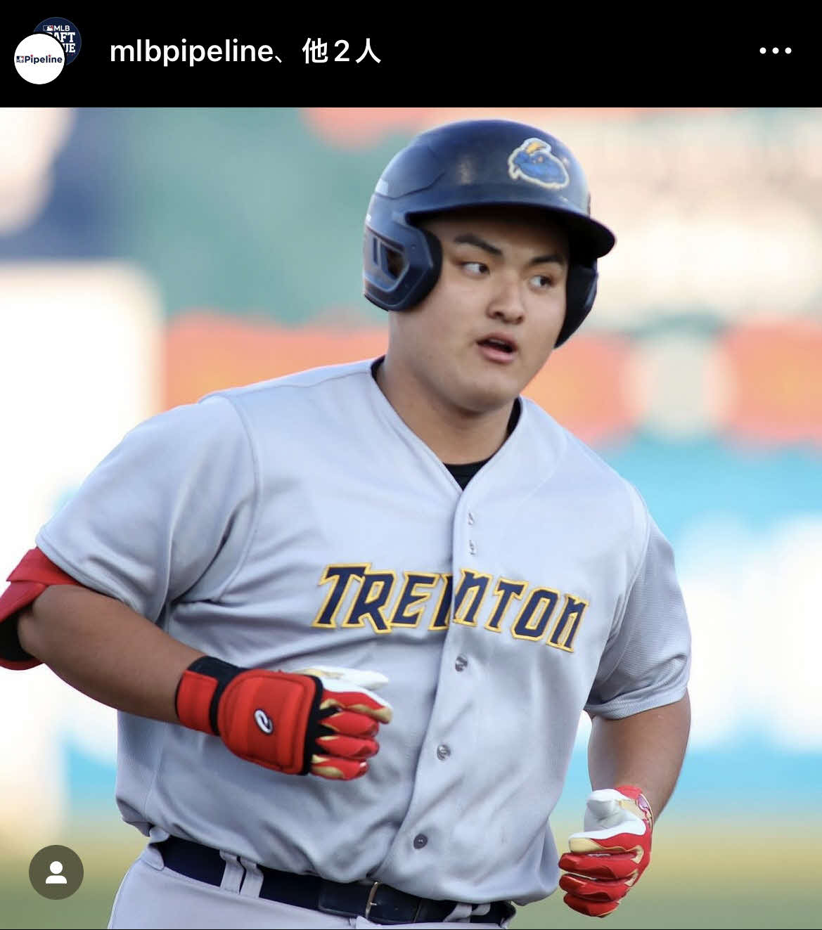 佐々木麟太郎のインスタグラムから