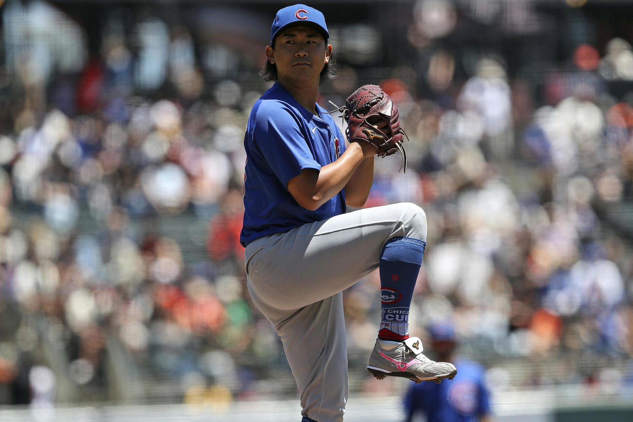 ジャイアンツ戦に先発したカブス今永昇太（AP）