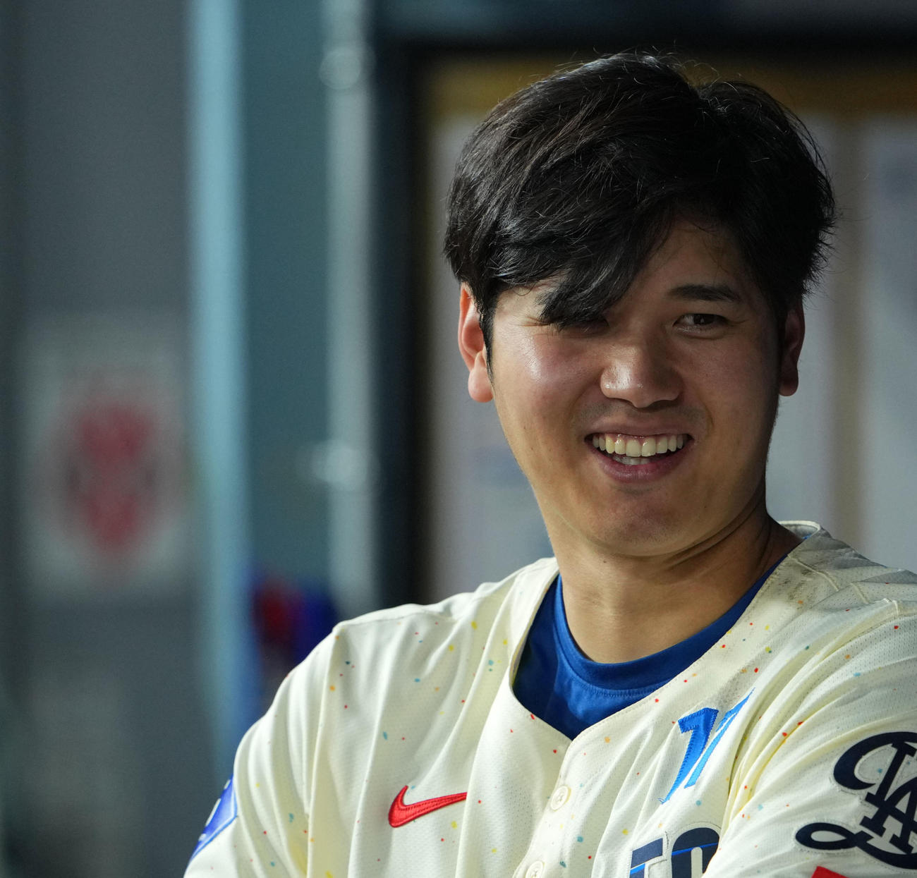 ドジャース大谷翔平（2024年6月22日撮影・横山健太）