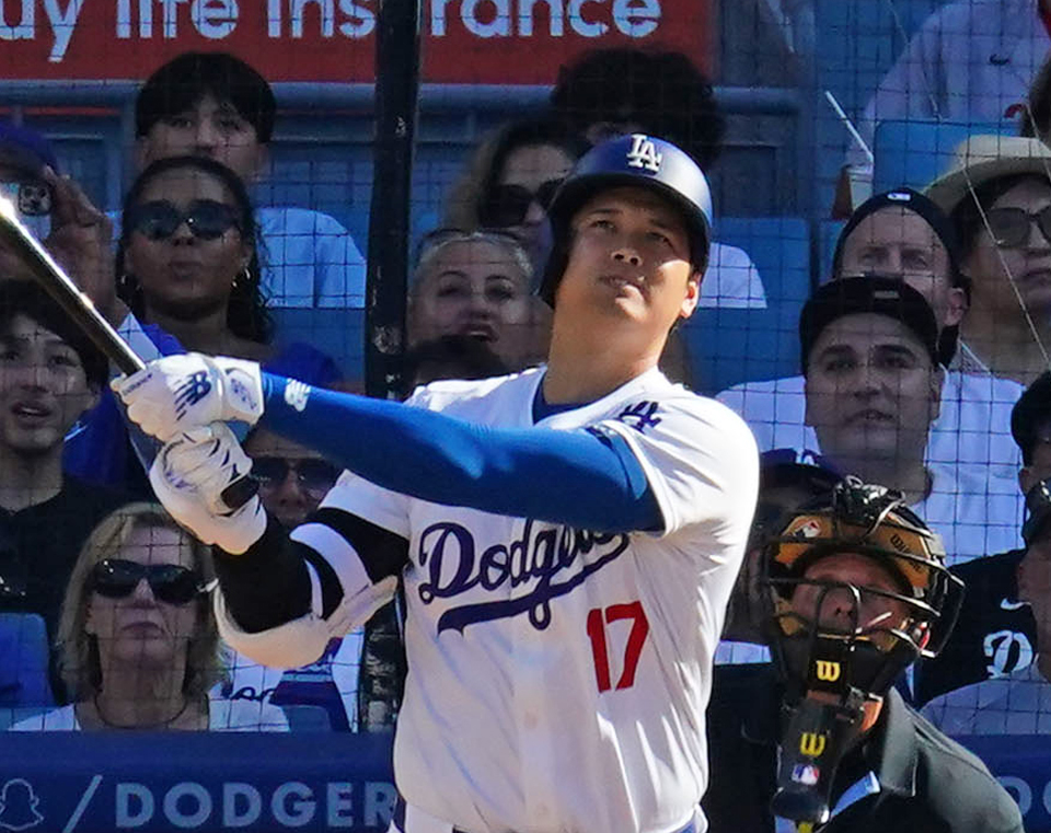 21日レッドソックス戦で30号ソロを放ったドジャース大谷翔平