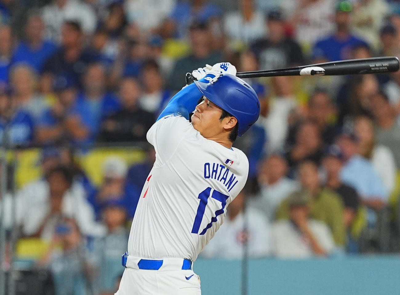 11日カブス戦で47号ソロを放ったドジャース大谷翔平