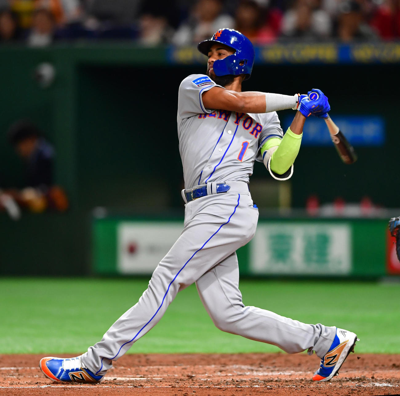 2018年11月、日本対MLB戦に出場したメッツ時代のアメド・ロサリオ