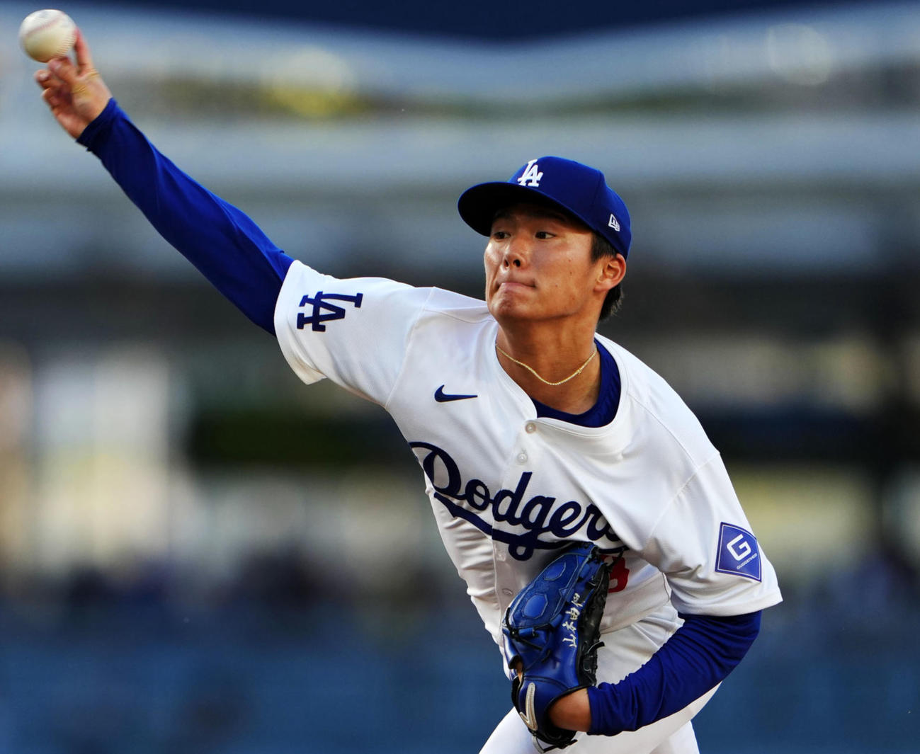 ドジャース山本由伸（2024年6月15日撮影）