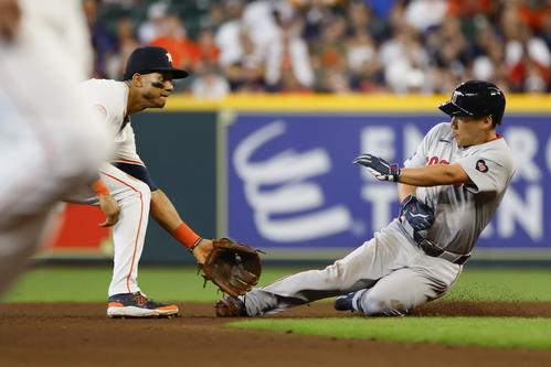吉田正尚 2024年8月 シングルヒット vs バーランダー MLB ホログラム 写真：【MLB】米誌「最悪の契約ワースト10」で吉田正尚が10位 記念グッズ