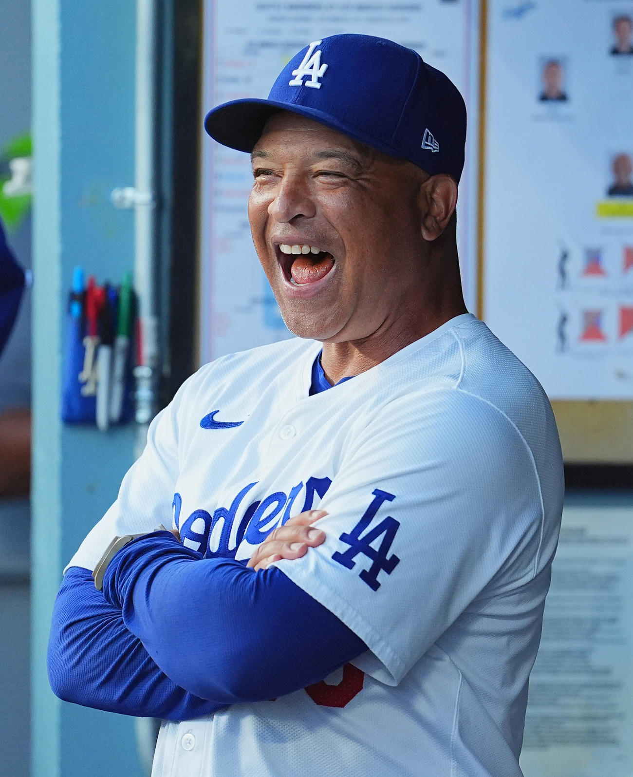 ドジャース・ロバーツ監督（2024年8月20日撮影）