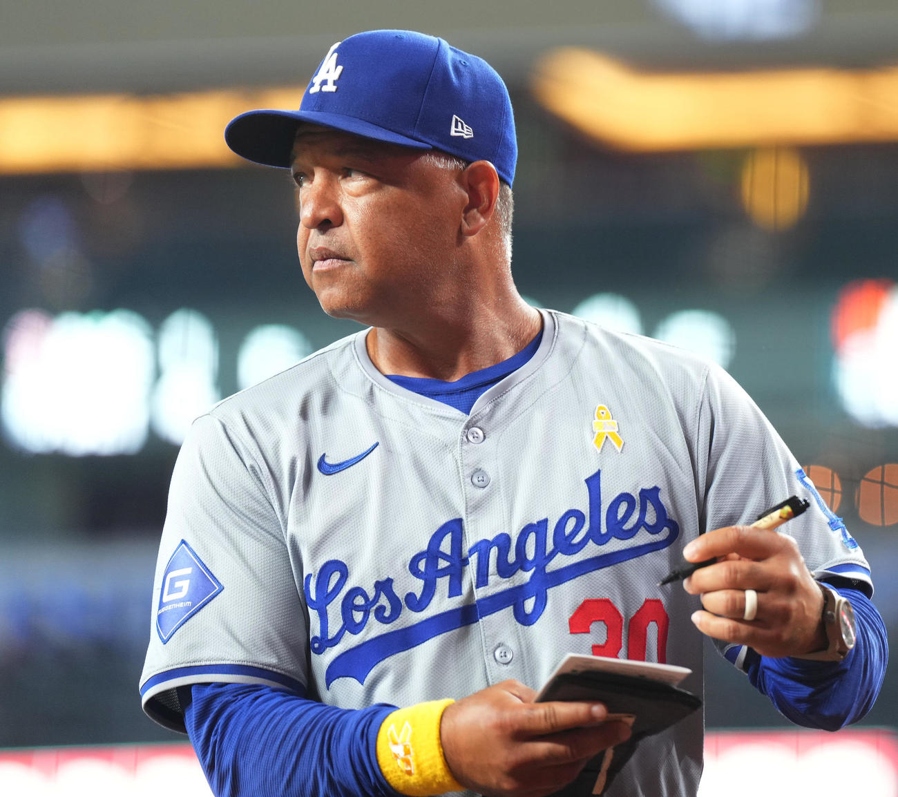 ドジャースのロバーツ監督（2024年9月1日撮影）