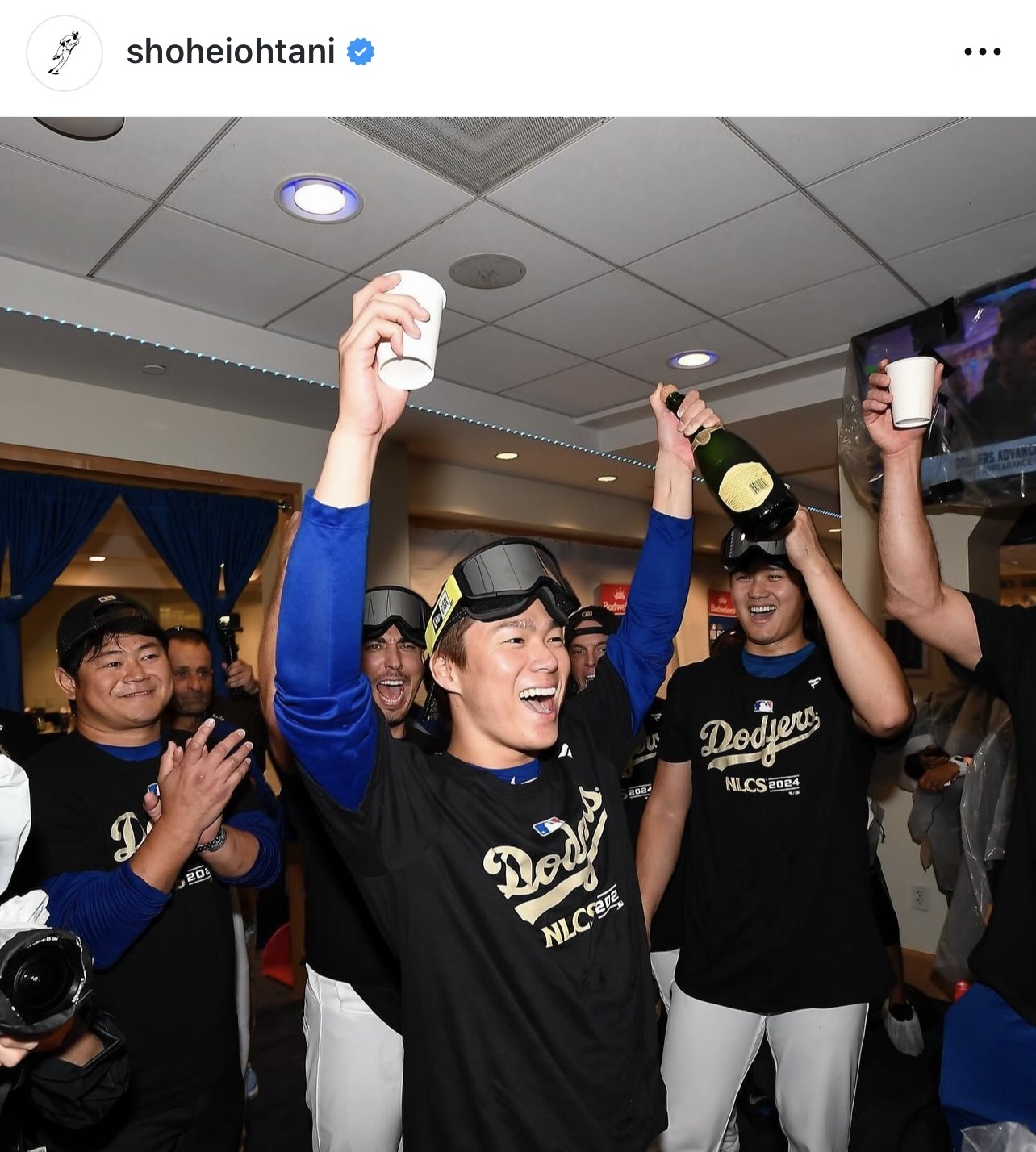 大谷翔平のインスタグラムから
