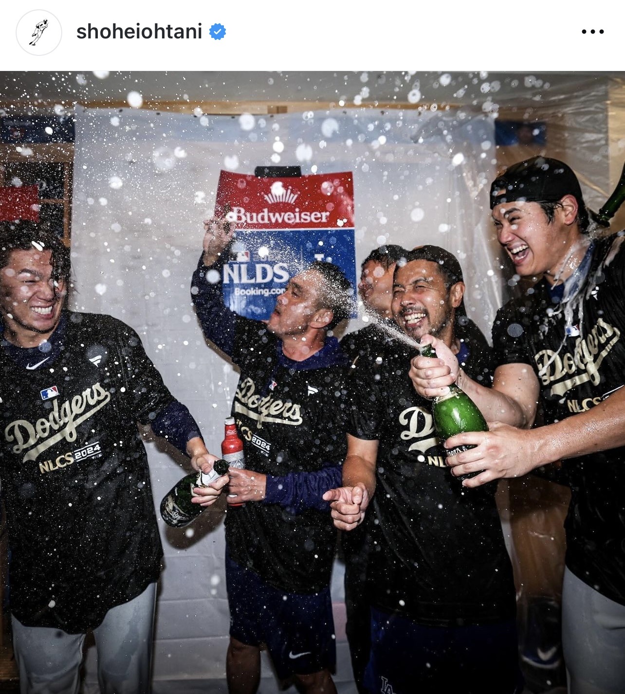 大谷翔平のインスタグラムから