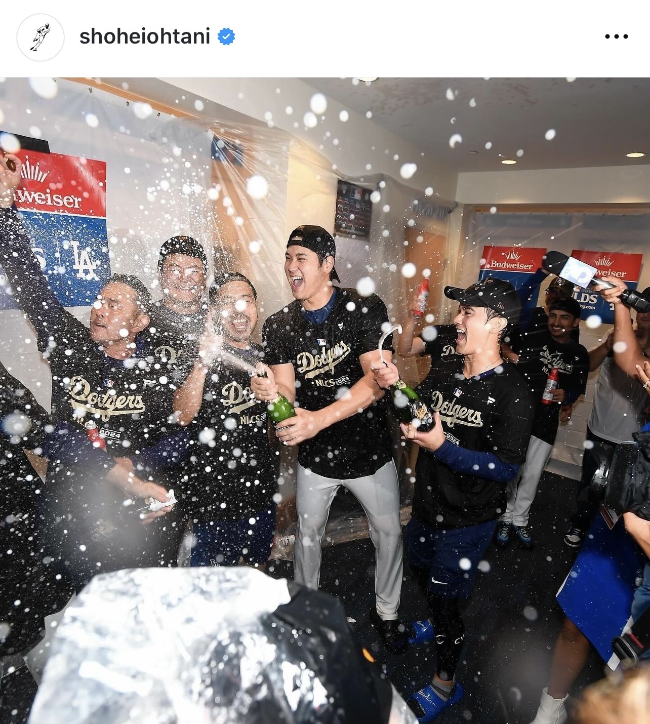 大谷翔平のインスタグラムから