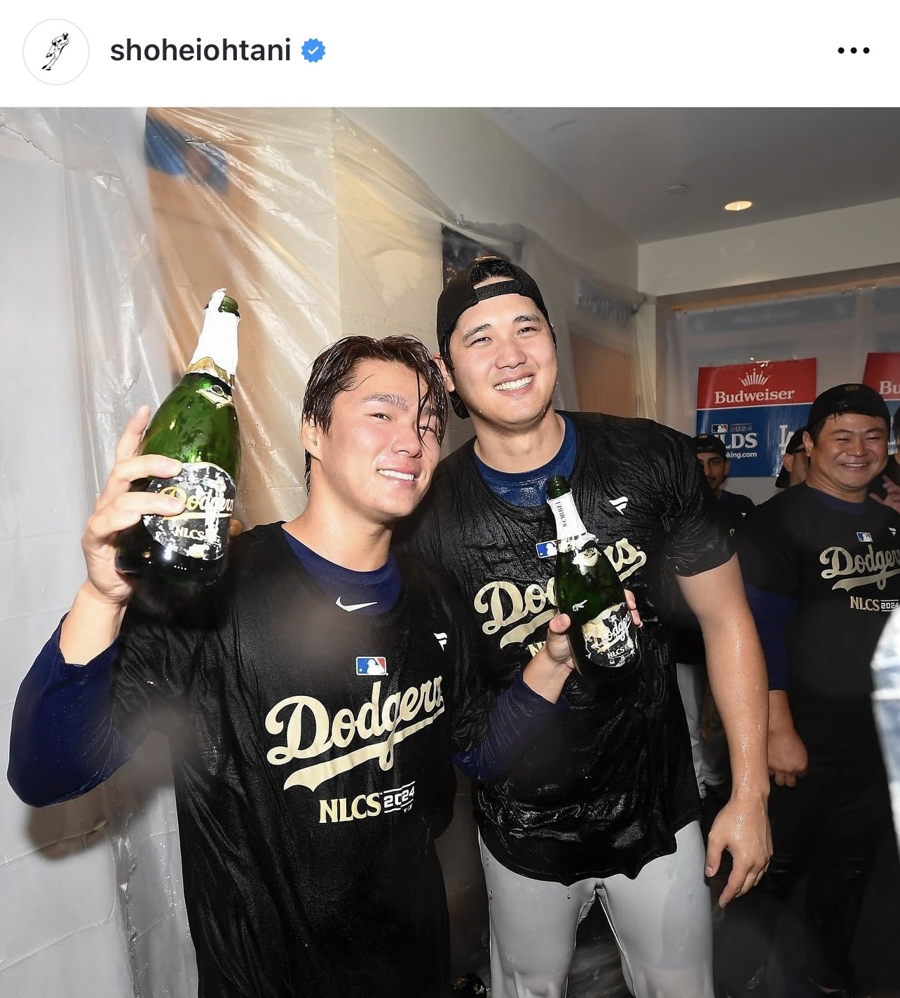 大谷翔平のインスタグラムから