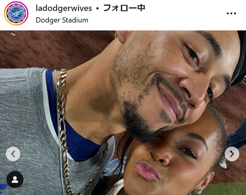 ドジャース夫人会のインスタグラムから