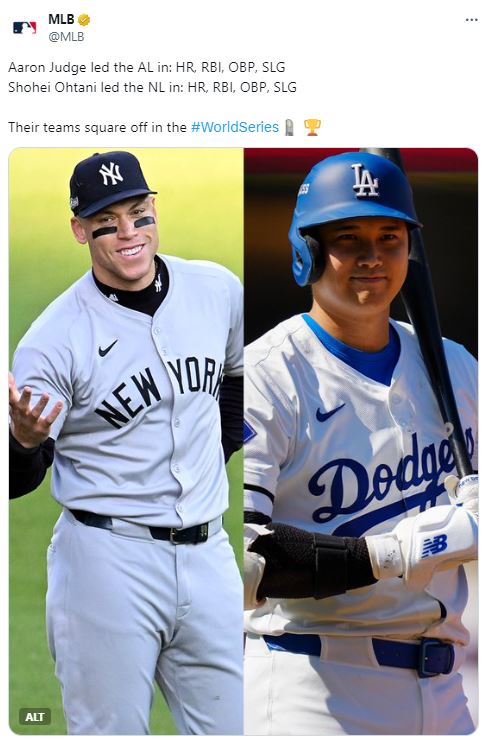 MLB公式Xから