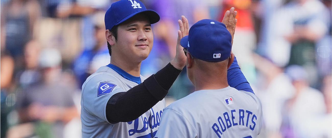 大谷翔平とロバーツ監督