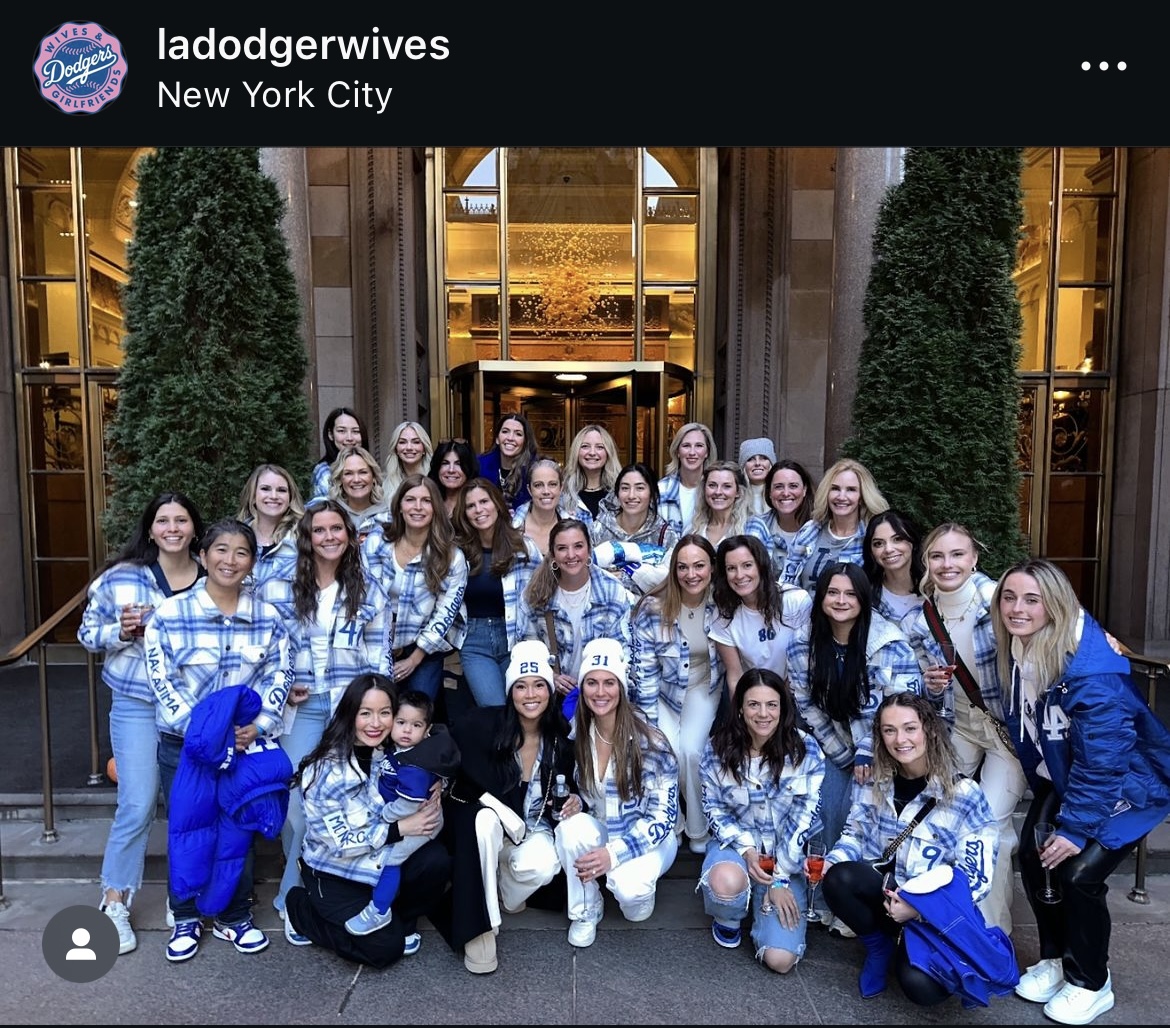 ドジャース奥様会公式インスタグラムから