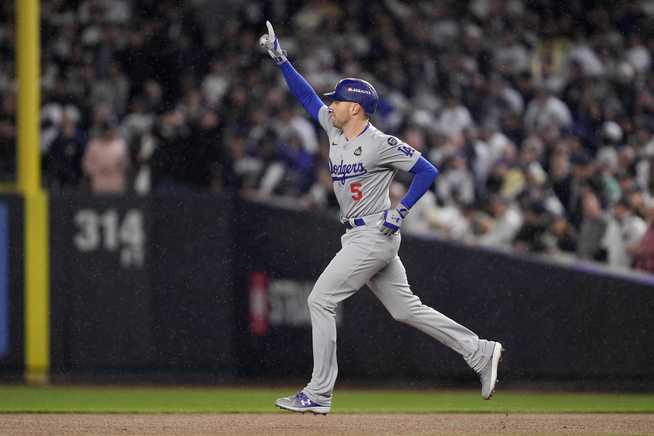 1回、先制2ランを放ったフリーマン（AP）