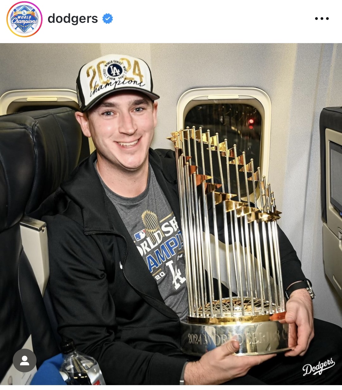 ドジャース公式インスタグラムから