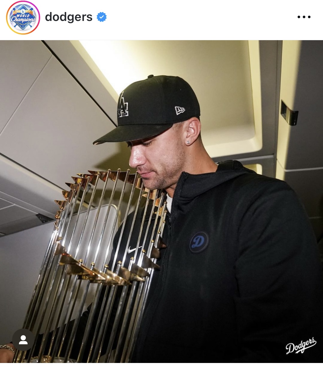 ドジャース公式インスタグラムから