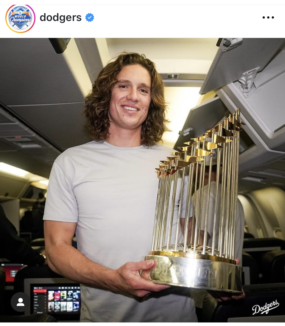 ドジャース公式インスタグラムから