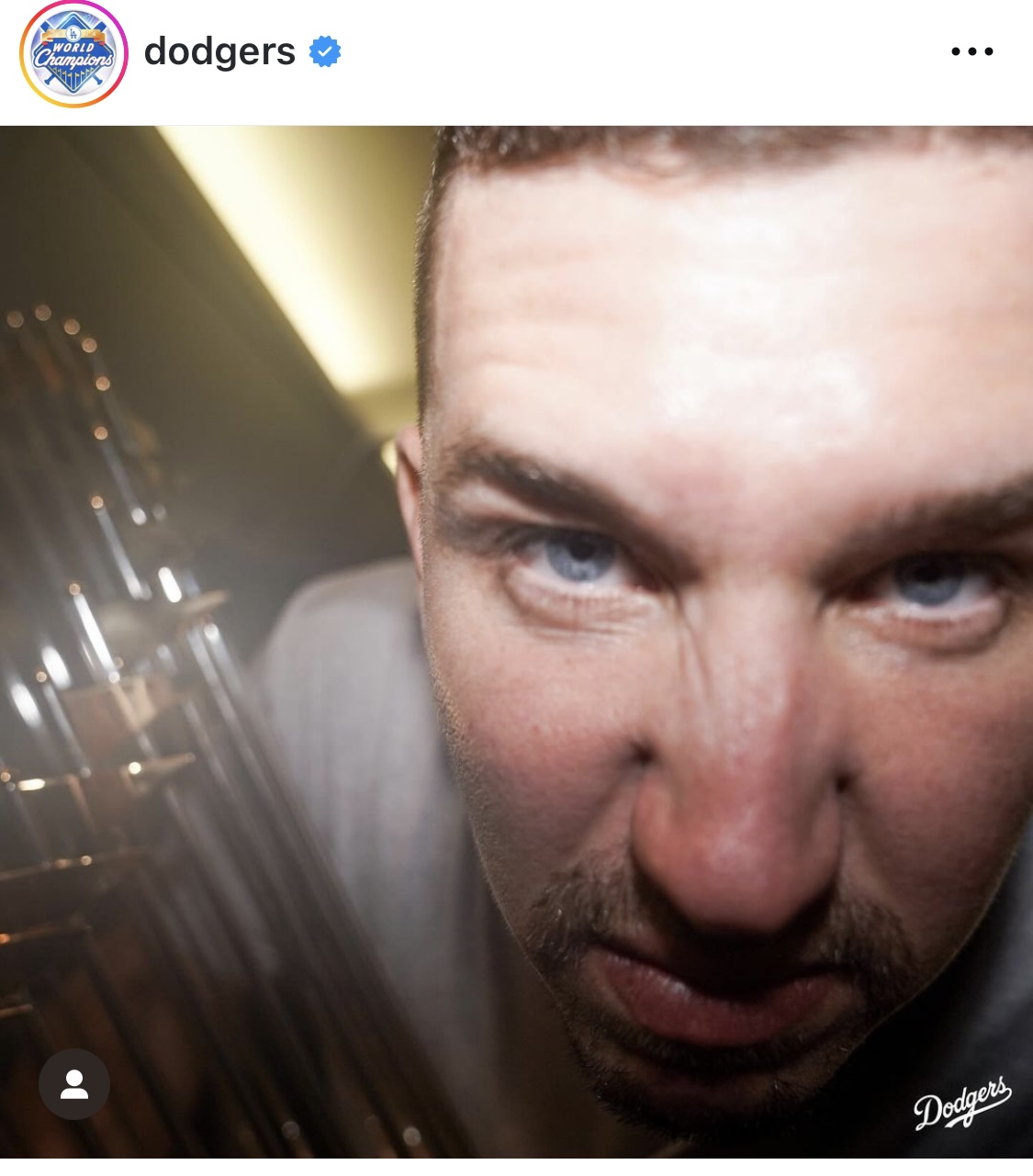 ドジャース公式インスタグラムから