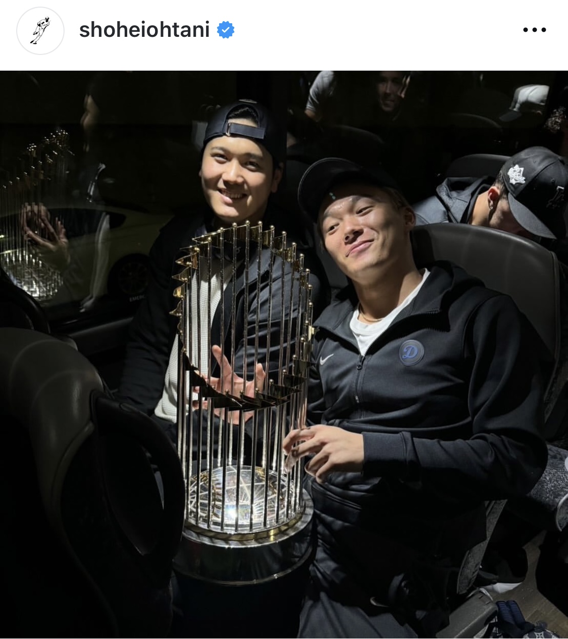大谷翔平のインスタグラムから