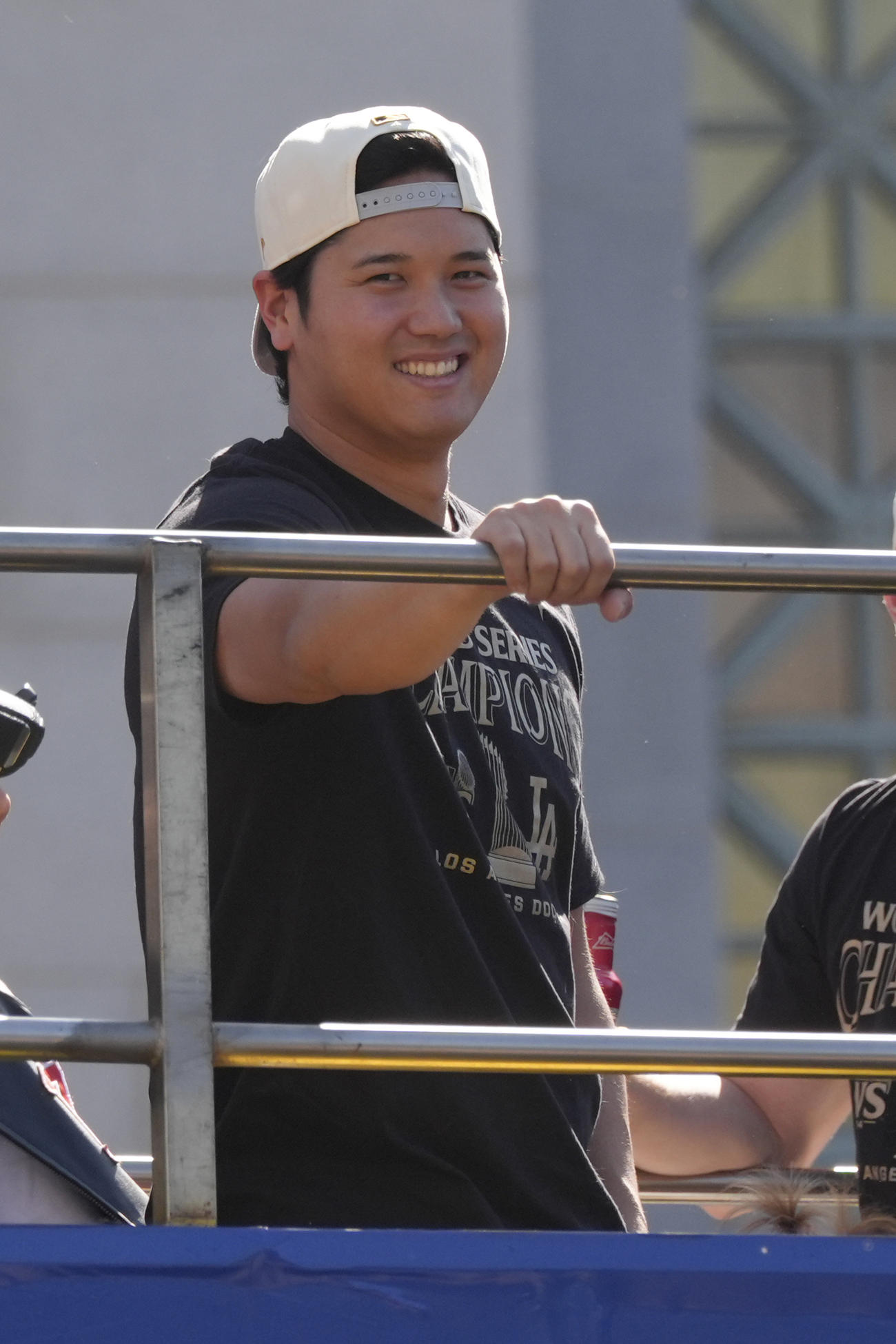 パレードに参加した大谷翔平（AP）