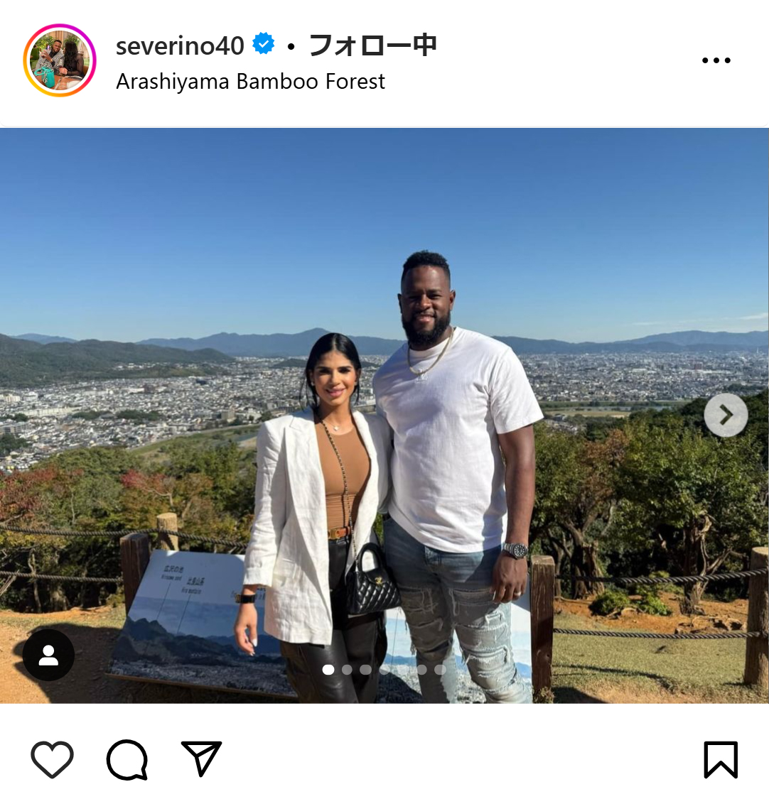 ルイス・セベリーノのインスタグラムから