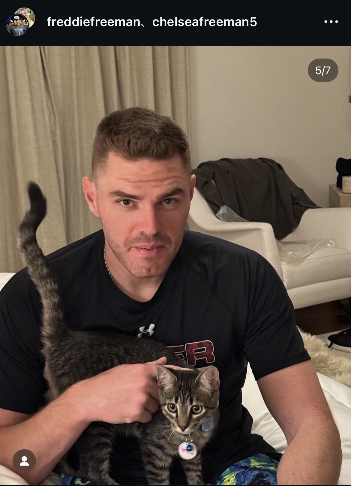 フリーマンのインスタグラムから