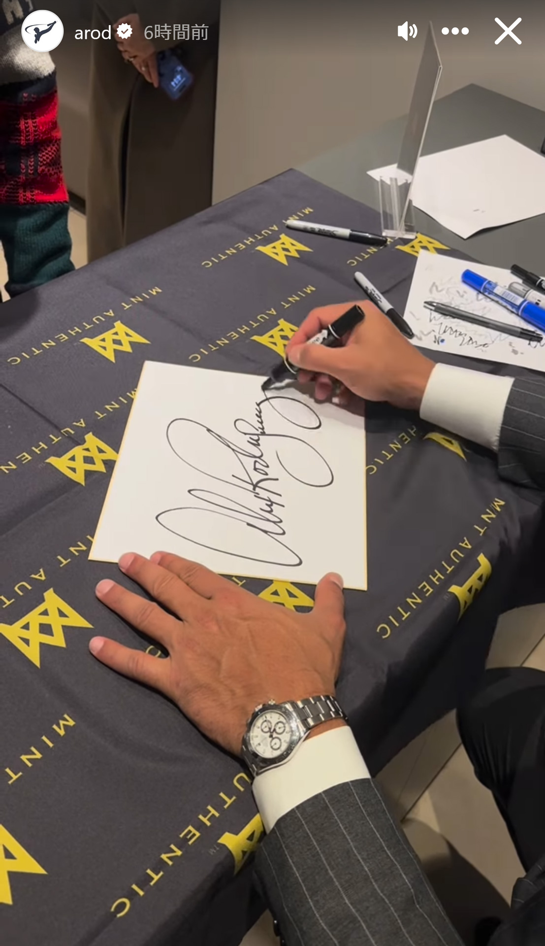 アレックス・ロドリゲス氏のストーリーズから