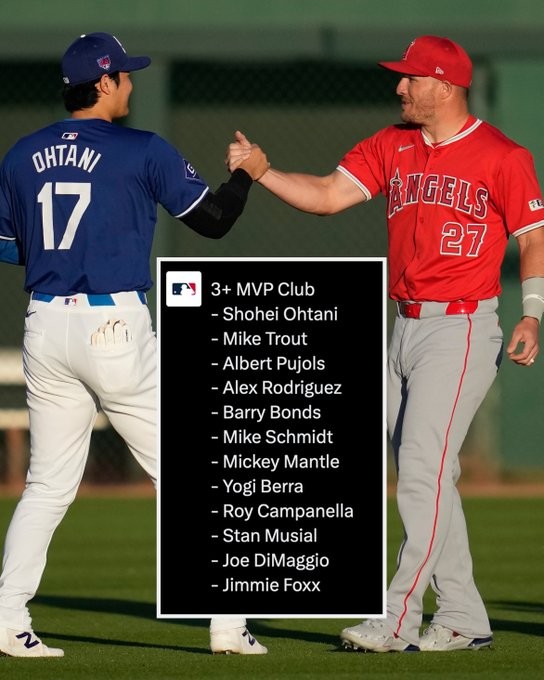 MLBの公式Xから
