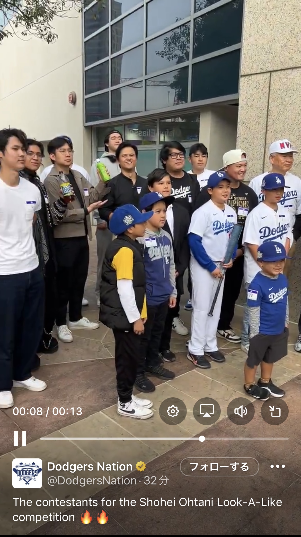 Dodgers NationのXより