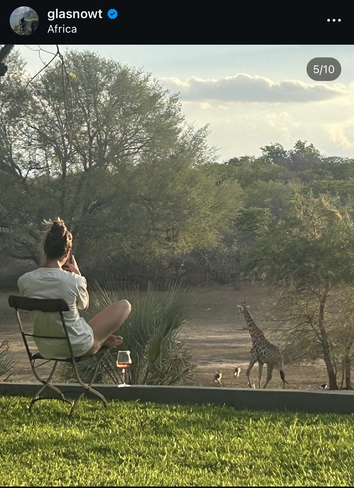 グラスノーのインスタグラムから