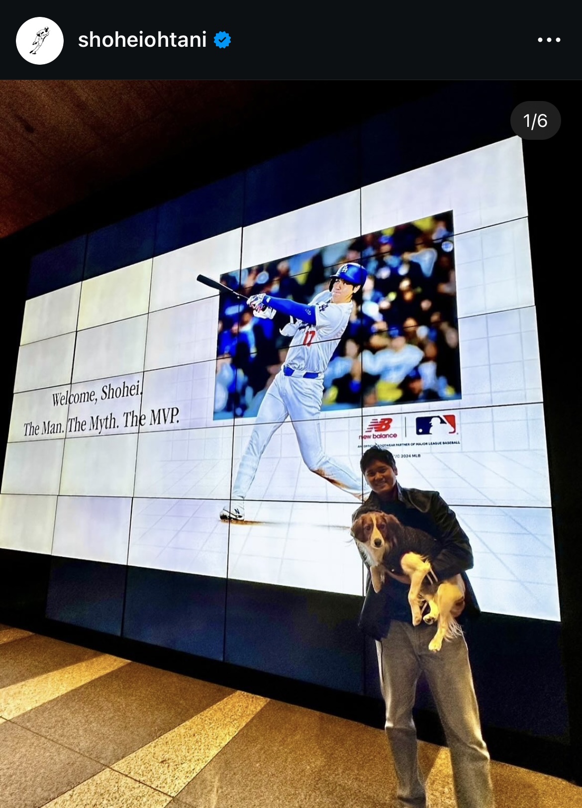 大谷のインスタグラムから