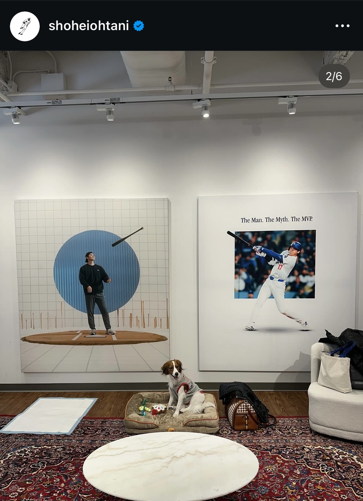 大谷のインスタグラムから