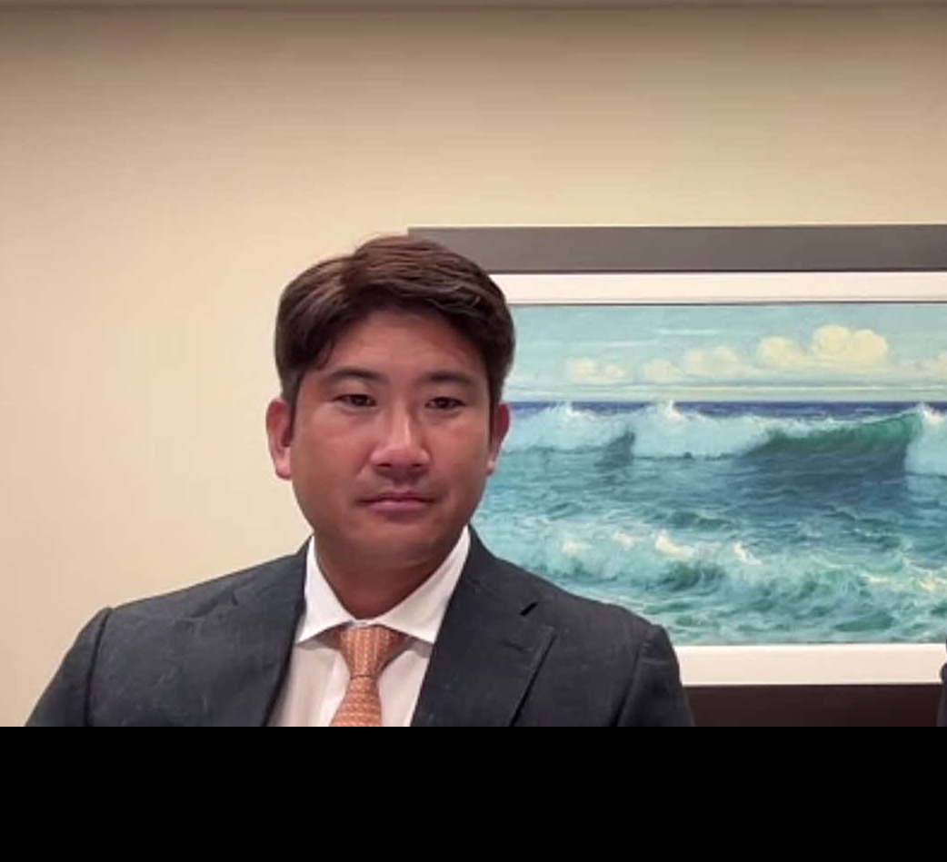 オンラインでオリオールズへの入団会見を行ったオリオールズ菅野智之投手