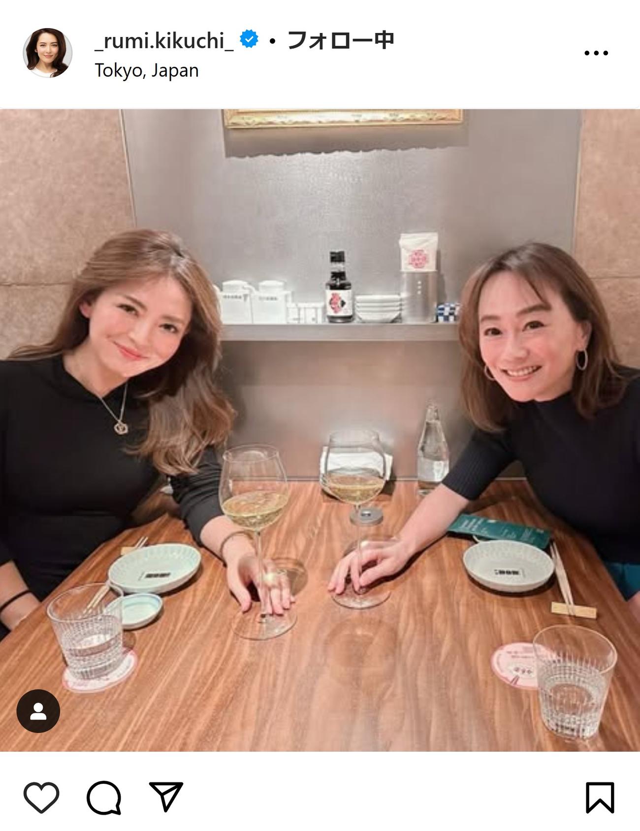 深津瑠美さんのインスタグラムから