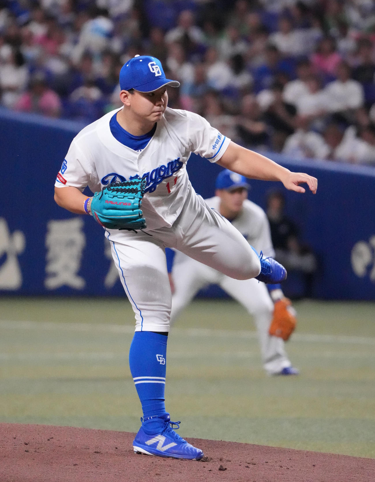 中日小笠原慎之介（2024年10月撮影）