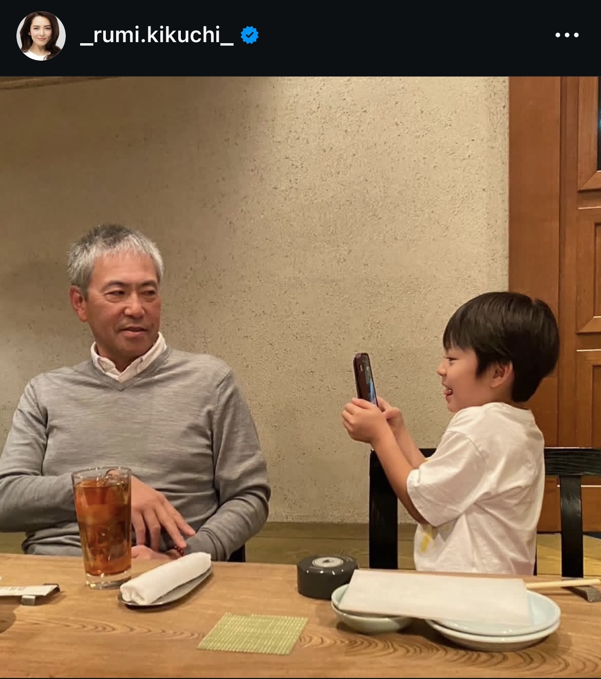深津瑠美さんのインスタグラムから